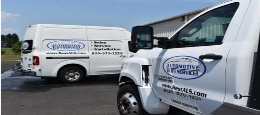 Automotive Lift Service technician team