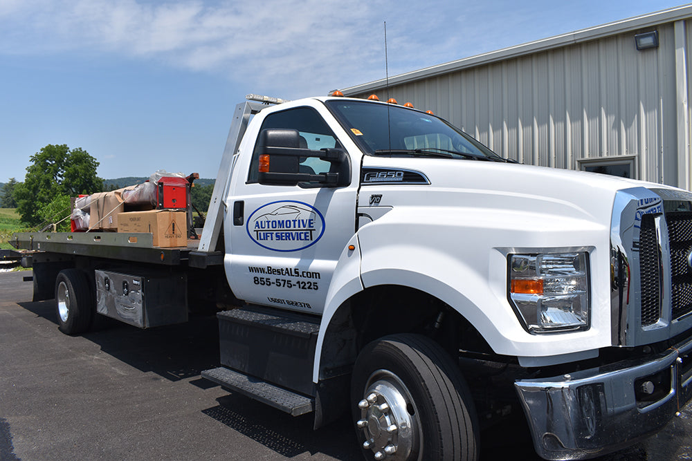 Automotive Lift Service van